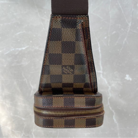 Louis Vuitton Damier Ebene Canvas Geronimos Unisex Crossbody Sling Belt Bag - Picture 3 of 17